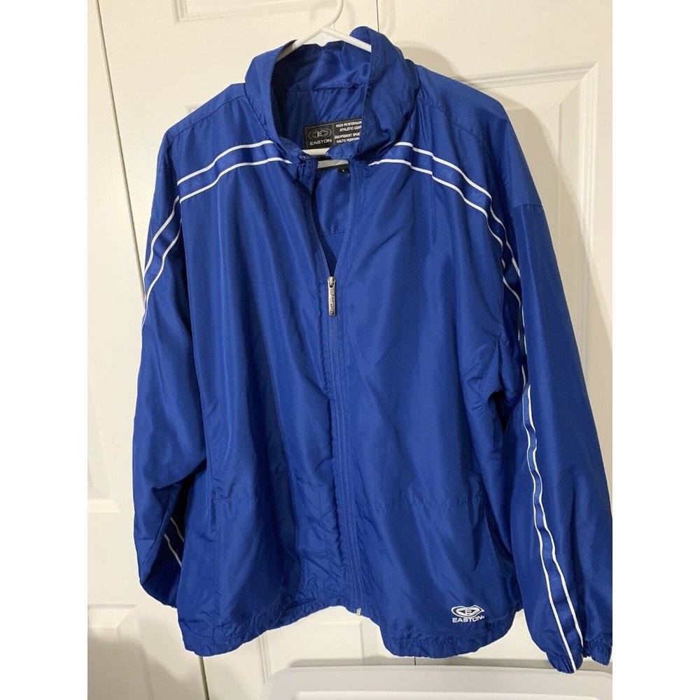 Easton Hockey Mens‎ Jacket - Blue Sz L High Performance Athletic Gear
